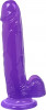 Фиолетовый реалистичный фаллоимитатор Mr. Bold L - 18,5 см.