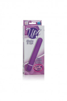 Фиолетовый вибратор Shake it Up! Power Packed Gyrating Massager - 17,7 см.