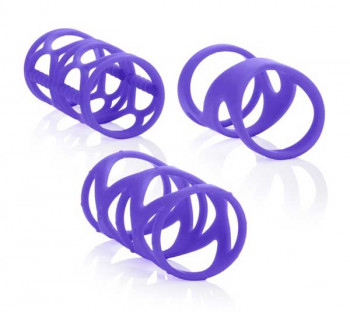 Набор фиолетовых насадок Posh Silicone Lover’s Cages