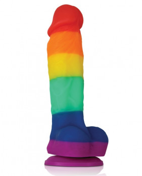 Радужный фаллоимитатор Colours Pride Edition 5