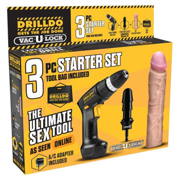 Секс-набор из 3 предметов Drilldo Starter Set 3 Piece