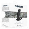 Черный массажер простаты N 65 P-Spot Vibrator - 13,5 см.
