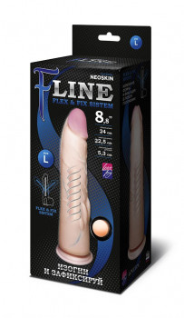 Реалистичный фаллоимитатор на присоске F Line - 23 см.