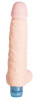 Телесный вибромассажёр Vibro Realistic Cock Dildo - 18 см.