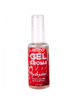 Интимный лубрикант Egzo Aroma с ароматом клубники - 50 мл. Fff