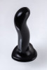 Черный стимулятор для пар P&G-Spot Dildo Size M - 18 см.