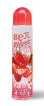 Вкусовой лубрикант с ароматом клубники Sex Sweet Lube - 197 мл.
