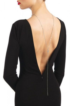 Серебристое украшение на спину Collier DE Dos Julie Argent