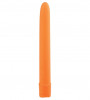 Оранжевый вибратор Basicx Multispeed Vibrator Orange 6Inch - 15 см.