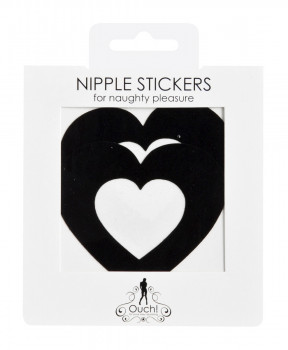 Украшение на соски Nipple Stickers в форме сердец