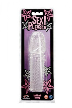 Насадка Sex Please! Brilliant Bang Penis Enhancer - 13,3 см.