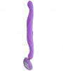 Фиолетовый двусторонний вибратор Premium Range Vibrating Double Dong - 33 см.