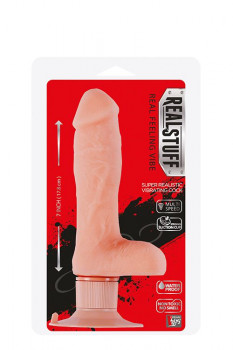 Реалистик на подошве-присоске Realstuff 7Inch Vibrator - 17,8 см.