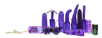 Фиолетовый вибронабор Sex Toy Kit Lavender
