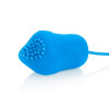 Синее виброяйцо Posh 10 Function Pleasure Pack со съемной насадкой