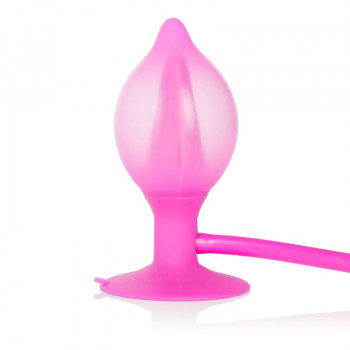 Розовый анальный расширитель Booty Call Booty Pumper Small - 9,5 см.