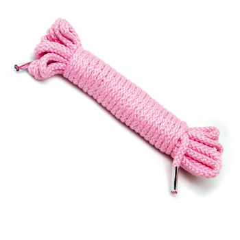 Розовая веревка Japanese Silk Rope - 10,7 м.